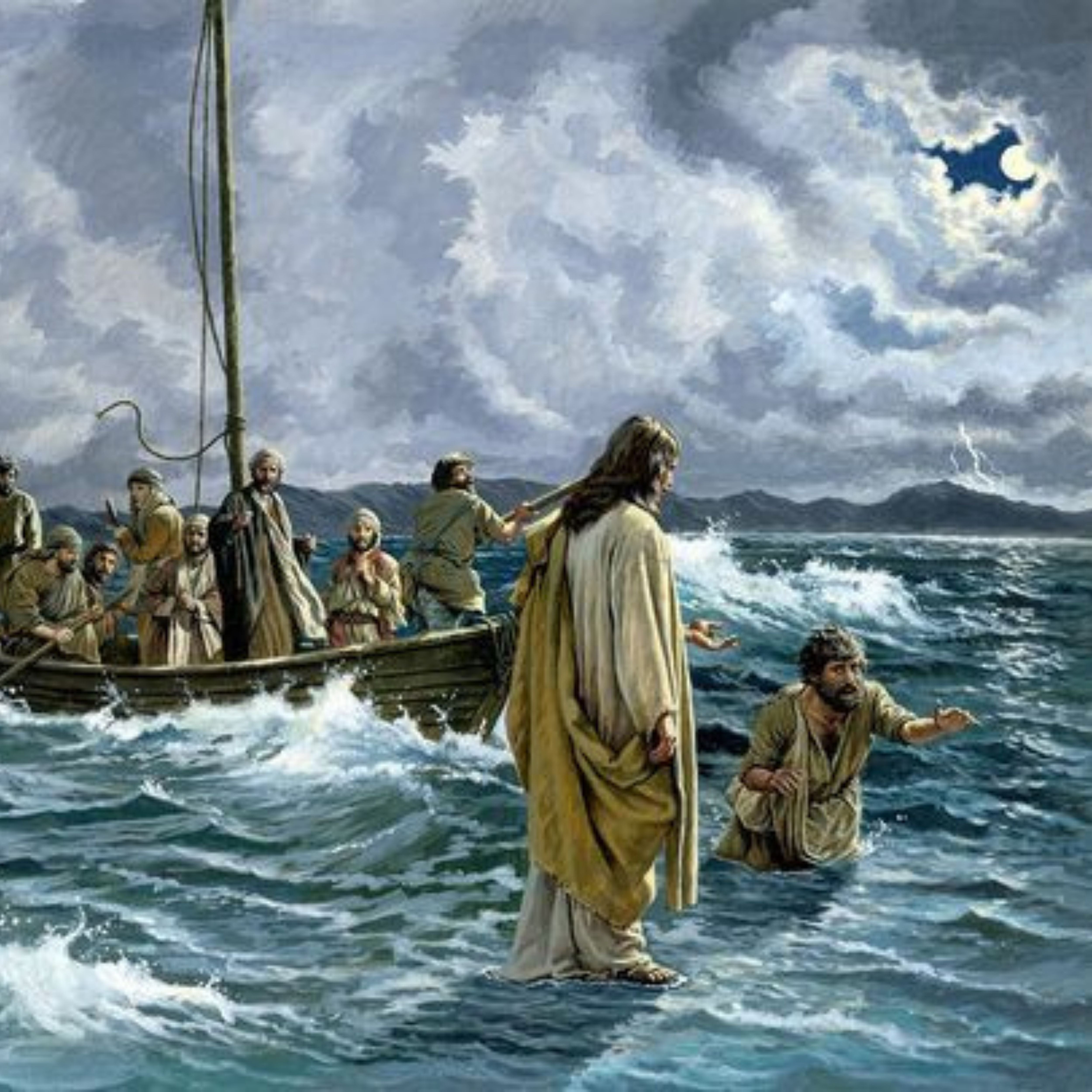 Walking on Water  — The Story of Peter and Jesus found in Matthew 14:22-33