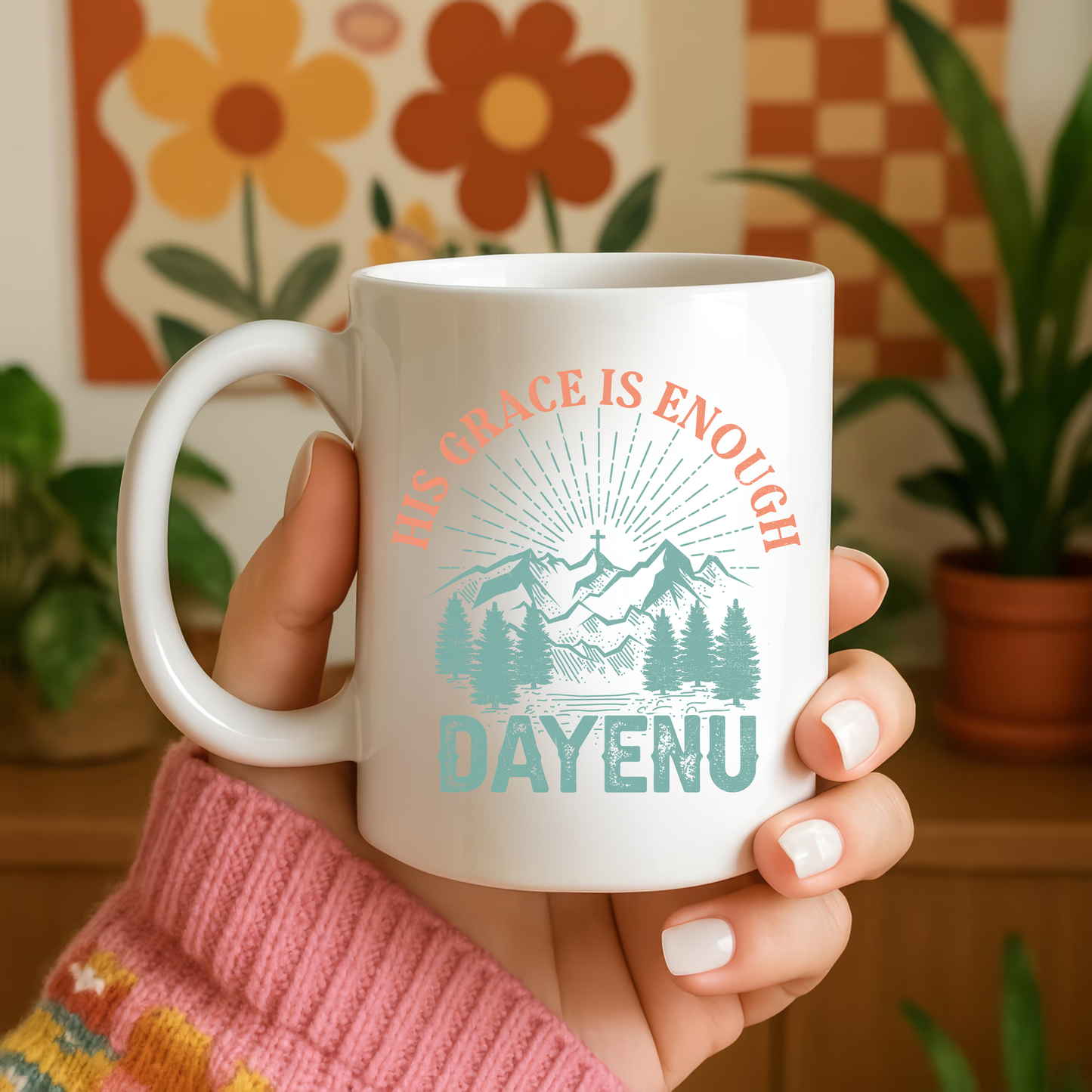 Dayenu - His grace is enough glossy mug