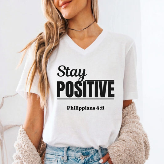 Unisex Short Sleeve V-Neck T-Shirt