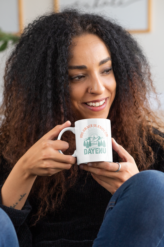 Dayenu - His grace is enough glossy mug